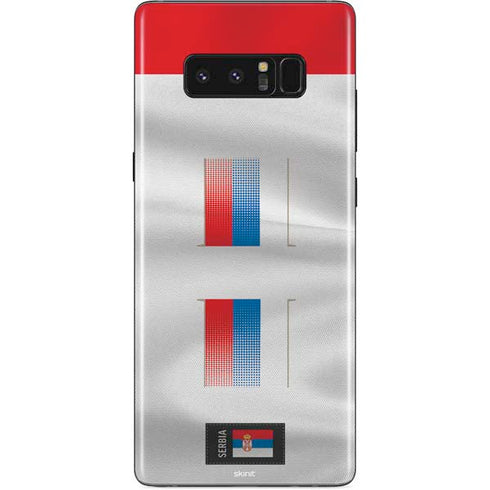 Serbia Soccer Flag Galaxy Note 8 Skin